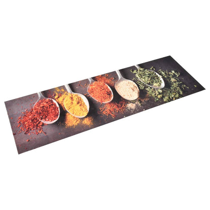 315980 vidaXL Kitchen Carpet Washable Spoons 60x180 cm