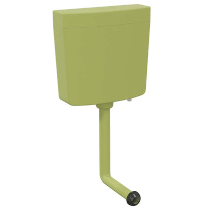 vidaXL Toilet Cistern with Bottom Water Inlet 3/6 L Olive