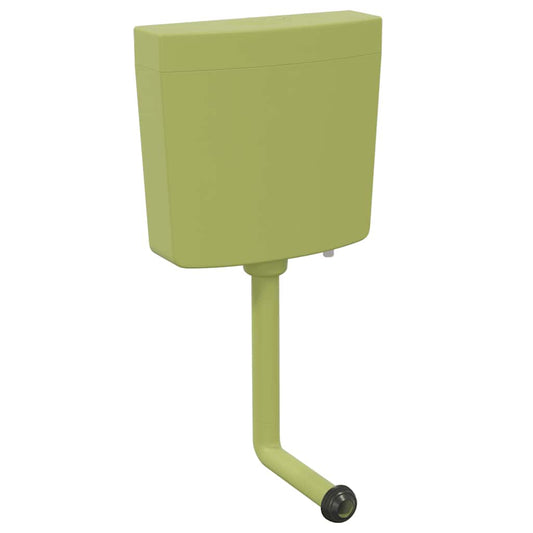 vidaXL Toilet Cistern with Bottom Water Inlet 3/6 L Olive