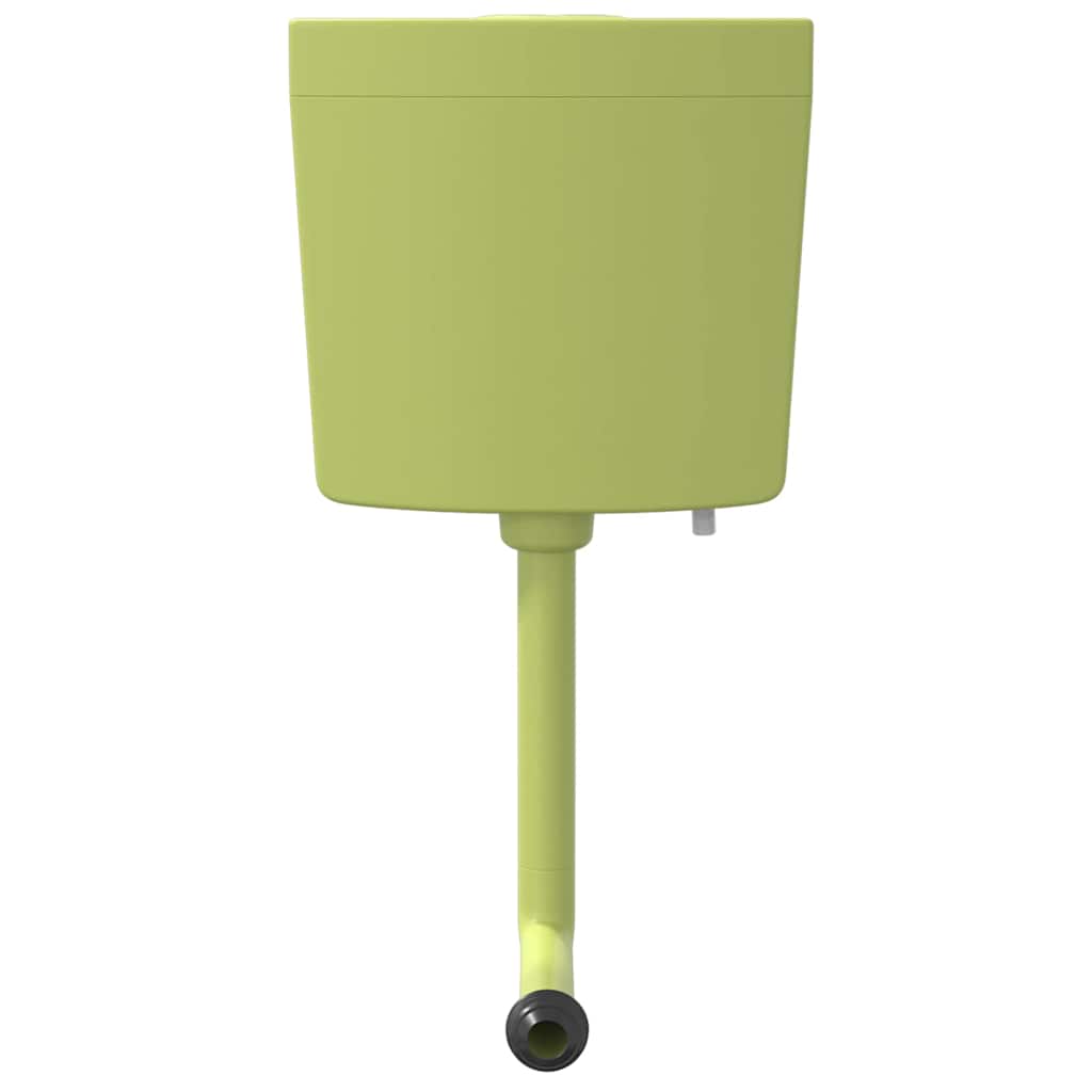 vidaXL Toilet Cistern with Bottom Water Inlet 3/6 L Olive