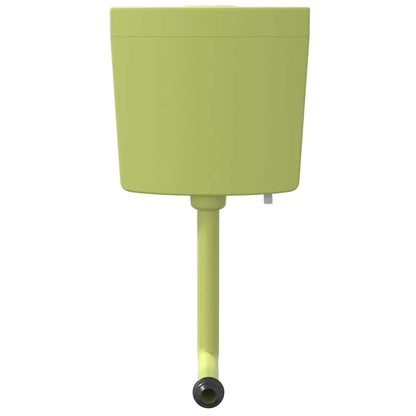 vidaXL Toilet Cistern with Bottom Water Inlet 3/6 L Olive