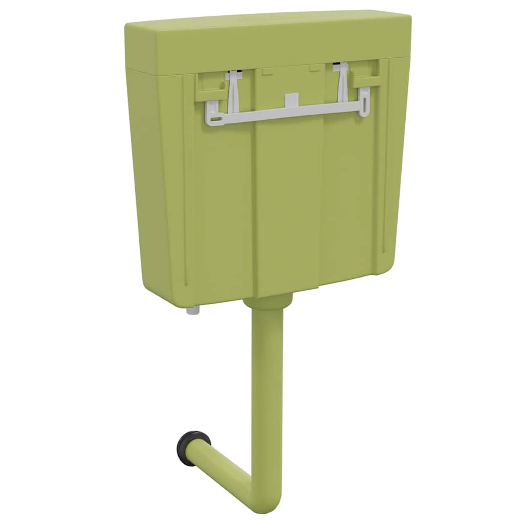 vidaXL Toilet Cistern with Bottom Water Inlet 3/6 L Olive