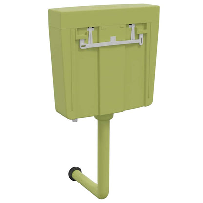 vidaXL Toilet Cistern with Bottom Water Inlet 3/6 L Olive
