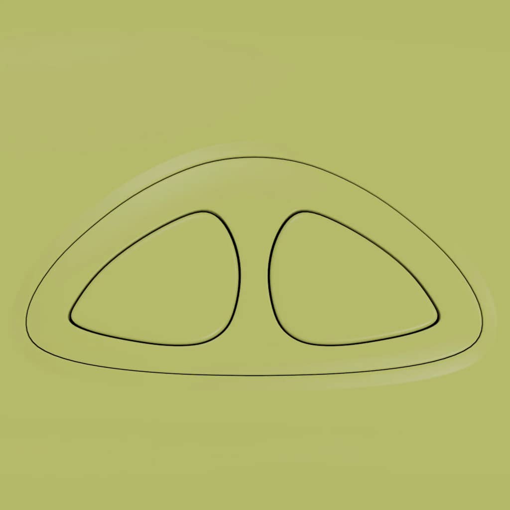 vidaXL Toilet Cistern with Bottom Water Inlet 3/6 L Olive