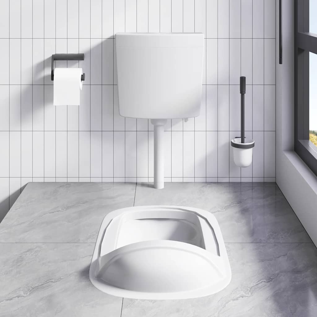 vidaXL Toilet Cistern with Bottom Water Inlet 3/6 L Grey