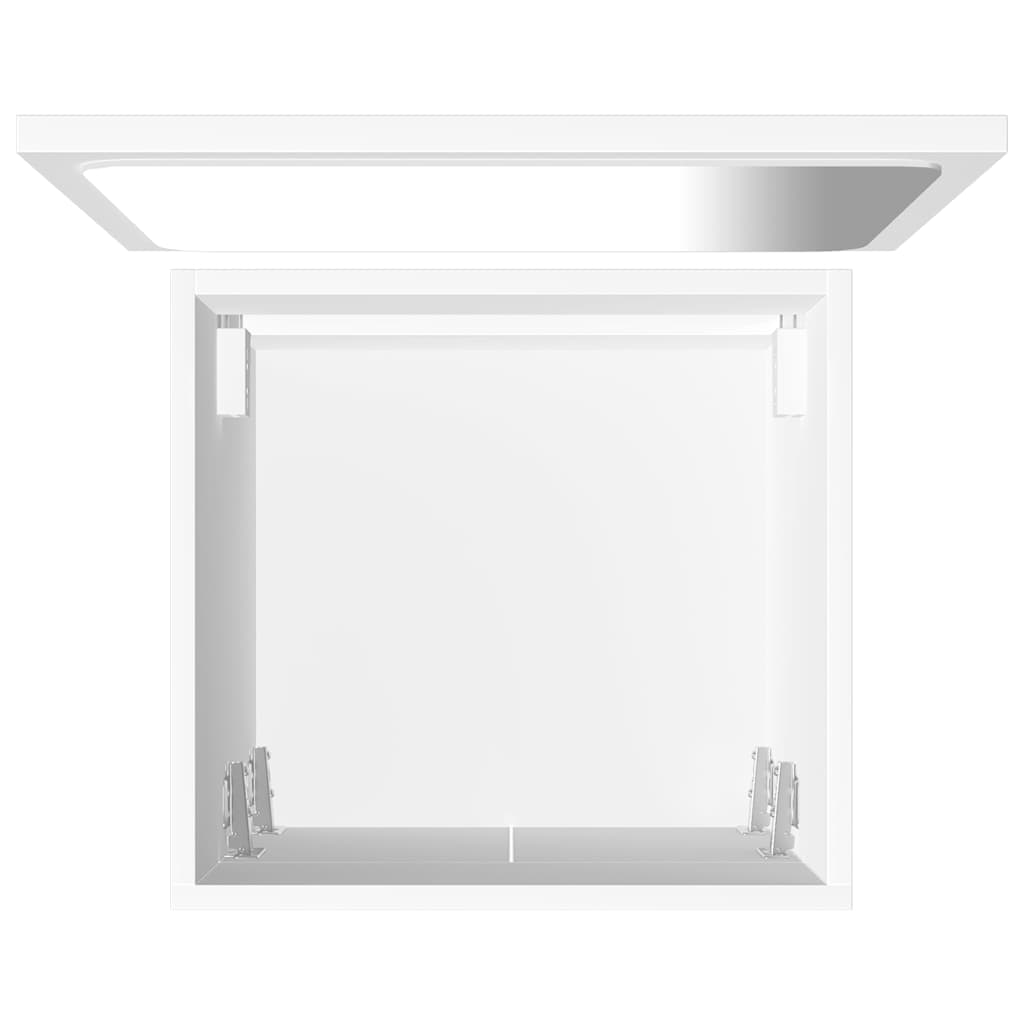 vidaXL Bathroom Furniture Set | White | Engineered wood | Compact