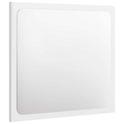 vidaXL Bathroom Furniture Set | High gloss white | Engineered wood, Acrylic