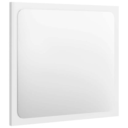 804779 vidaXL 2 Piece Bathroom Furniture Set High Gloss White Engineered Wood
