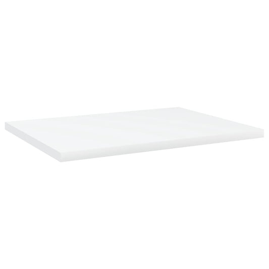 805154 vidaXL Bookshelf Boards 4 pcs White 40x30x1,5 cm Engineered Wood
