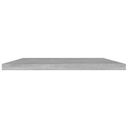 805162 vidaXL Bookshelf Boards 4 pcs Concrete Grey 40x30x1,5 cm Engineered Wood