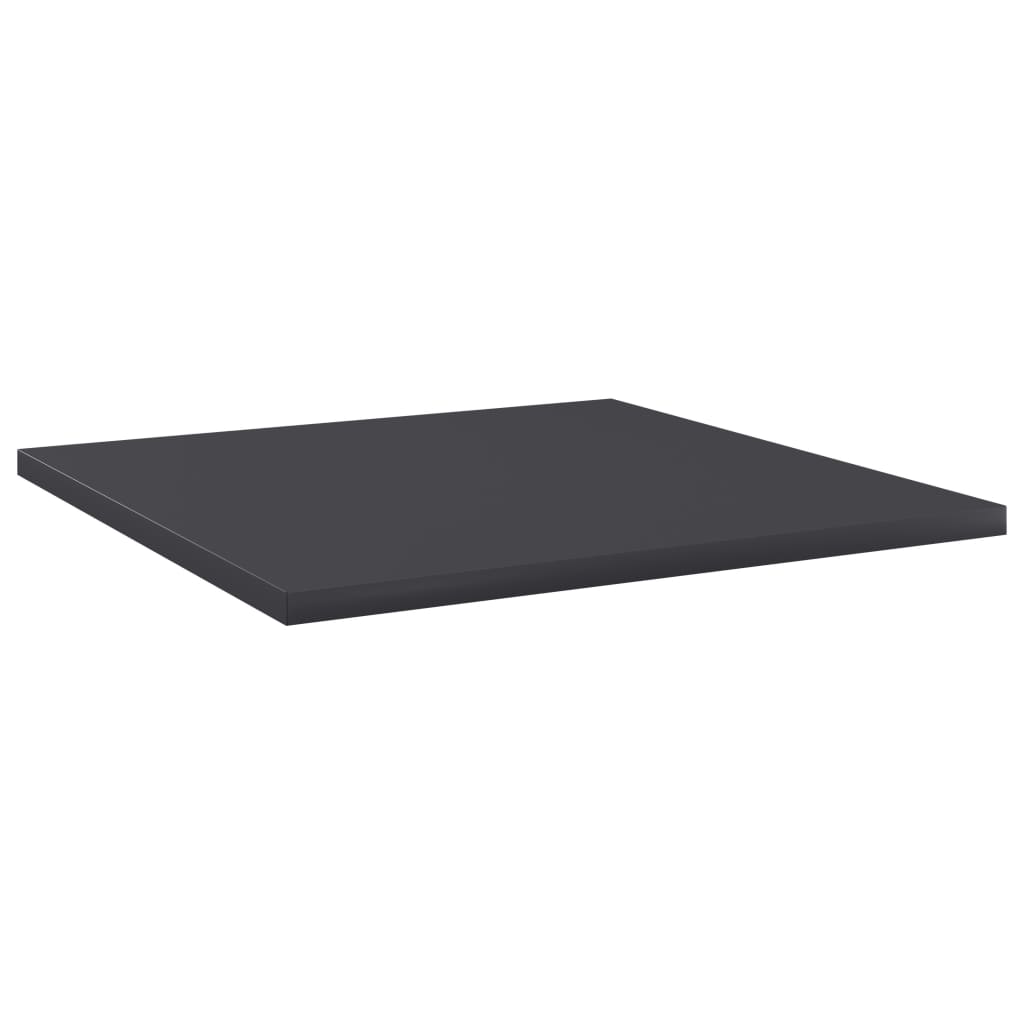 vidaXL Bookshelf Boards 8 pcs Grey 40x40x1.5 cm Engineered Wood