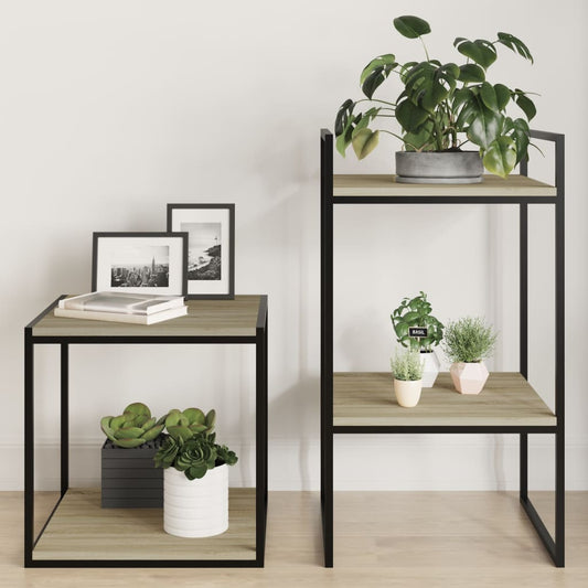 805176 vidaXL Bookshelf Boards 4 pcs Sonoma Oak 40x40x1,5 cm Engineered Wood