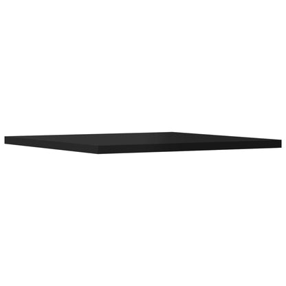 805183 vidaXL Bookshelf Boards 8 pcs High Gloss Black 40x40x1,5 cm Engineered Wood