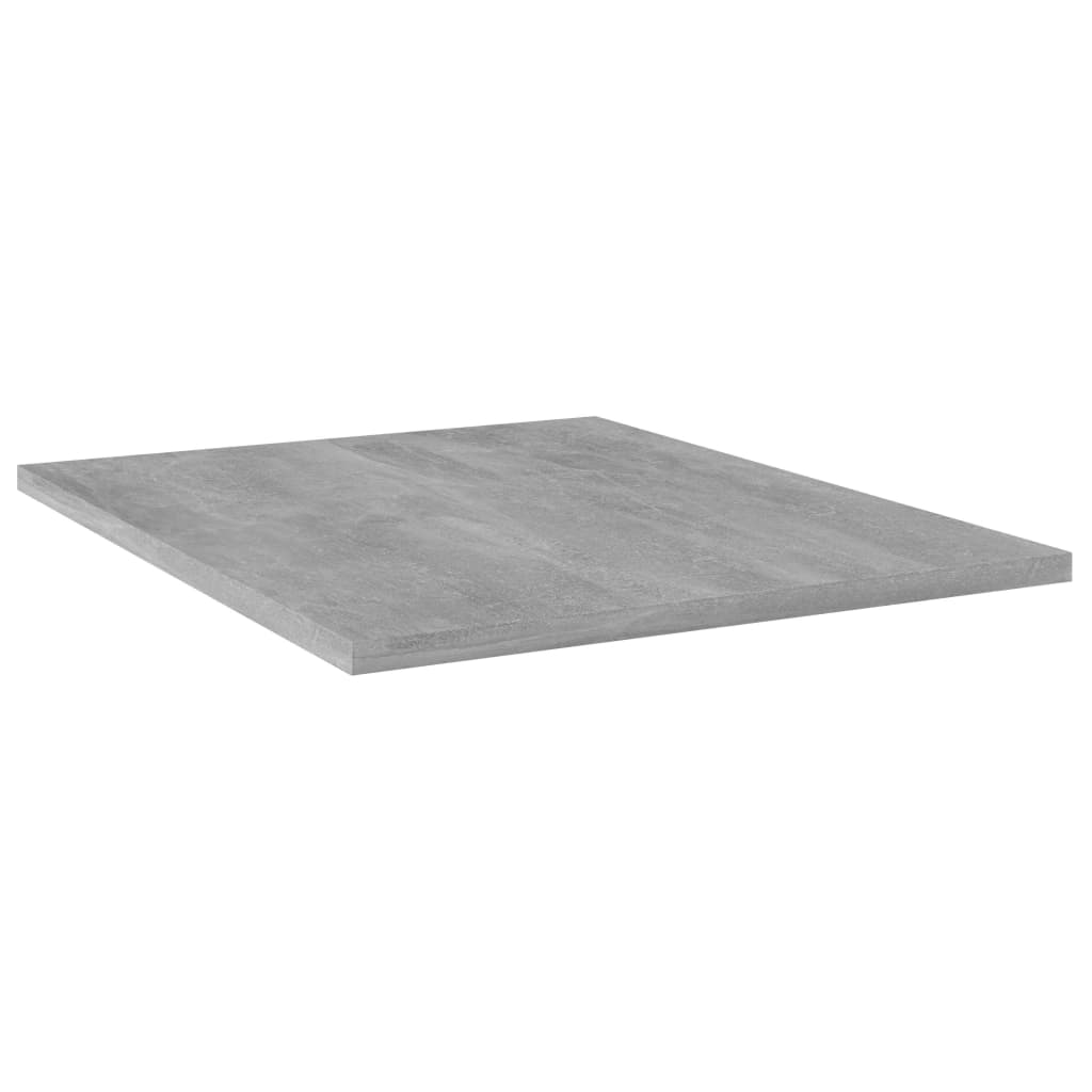 vidaXL Bookshelf Boards 4 pcs Concrete Grey 40x50x1.5 cm Engineered Wood