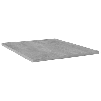 805194 vidaXL Bookshelf Boards 4 pcs Concrete Grey 40x50x1,5 cm Engineered Wood