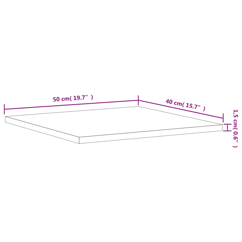 vidaXL Bookshelf Boards 8 pcs Concrete Grey 40x50x1.5 cm Engineered Wood