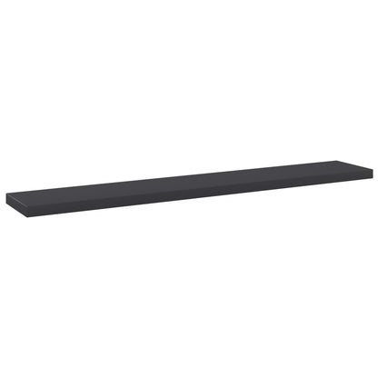 vidaXL Bookshelf Boards 4 pcs Grey 60x10x1.5 cm Engineered Wood