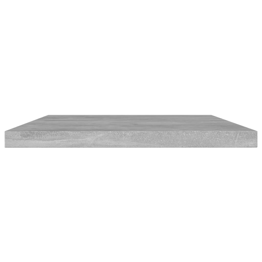 805210 vidaXL Bookshelf Boards 4 pcs Concrete Grey 60x10x1,5 cm Engineered Wood