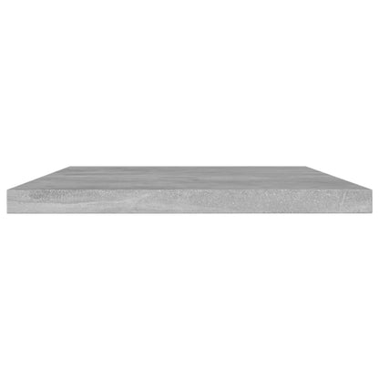 805210 vidaXL Bookshelf Boards 4 pcs Concrete Grey 60x10x1,5 cm Engineered Wood