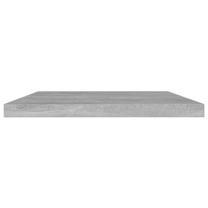 805211 vidaXL Bookshelf Boards 8 pcs Concrete Grey 60x10x1,5 cm Engineered Wood