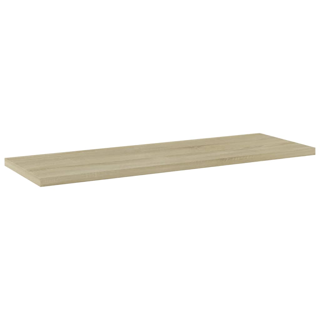 805224 vidaXL Bookshelf Boards 4 pcs Sonoma Oak 60x20x1,5 cm Engineered Wood