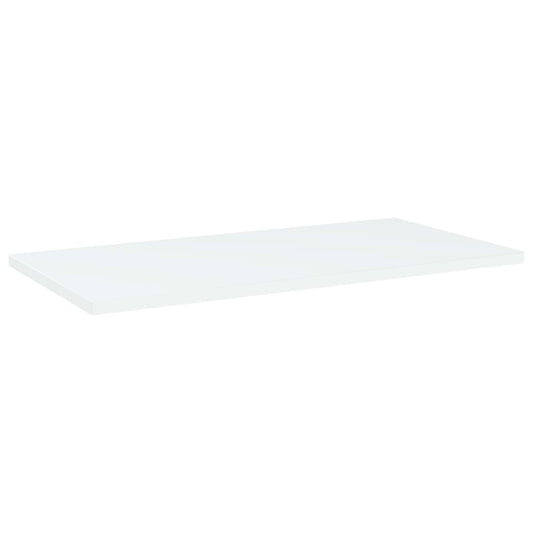 805234 vidaXL Bookshelf Boards 4 pcs White 60x30x1,5 cm Engineered Wood