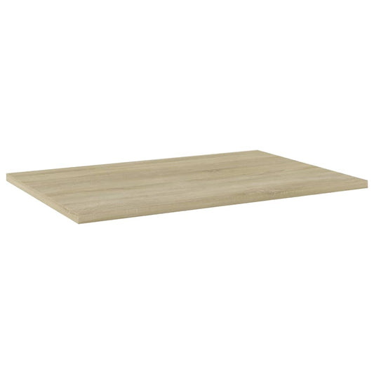 805256 vidaXL Bookshelf Boards 4 pcs Sonoma Oak 60x40x1,5 cm Engineered Wood