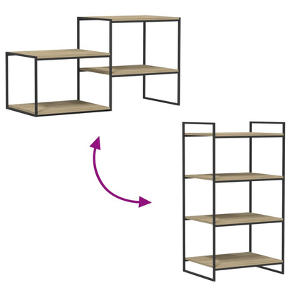 805273 vidaXL Bookshelf Boards 8 pcs Sonoma Oak 60x50x1,5 cm Engineered Wood