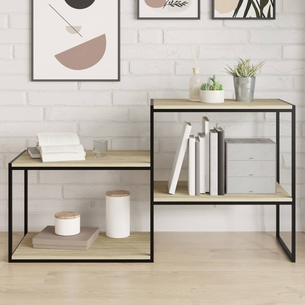 805273 vidaXL Bookshelf Boards 8 pcs Sonoma Oak 60x50x1,5 cm Engineered Wood