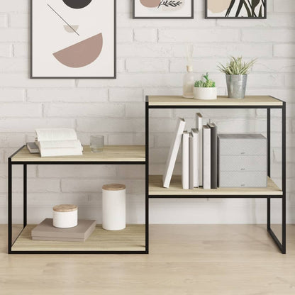 805273 vidaXL Bookshelf Boards 8 pcs Sonoma Oak 60x50x1,5 cm Engineered Wood