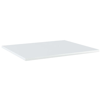 805277 vidaXL Bookshelf Boards 8 pcs High Gloss White 60x50x1,5 cm Engineered Wood