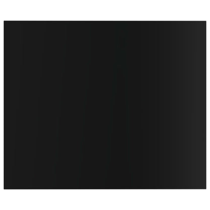 805279 vidaXL Bookshelf Boards 8 pcs High Gloss Black 60x50x1,5 cm Engineered Wood