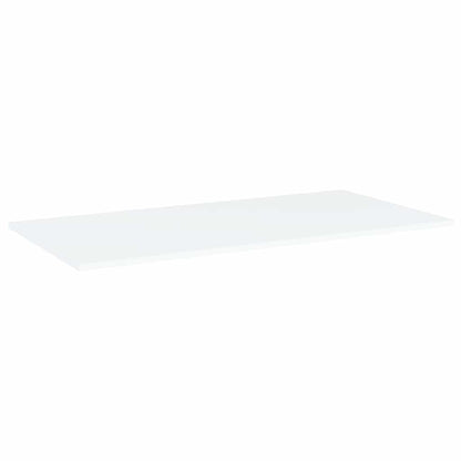 805298 vidaXL Bookshelf Boards 4 pcs White 80x20x1,5 cm Engineered Wood