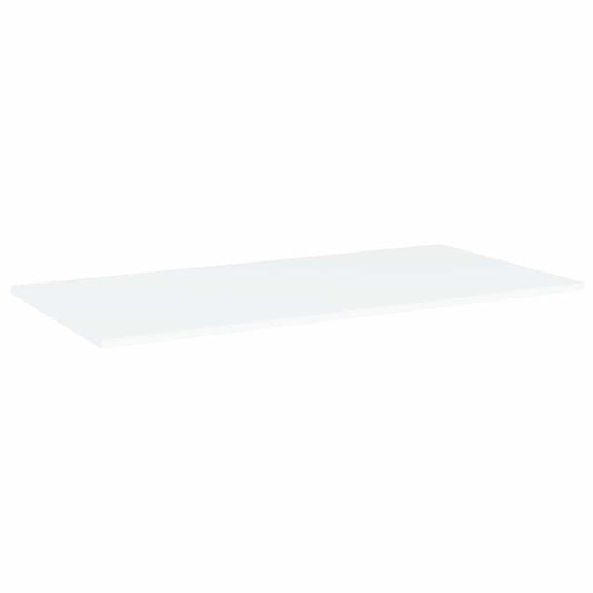 805298 vidaXL Bookshelf Boards 4 pcs White 80x20x1,5 cm Engineered Wood