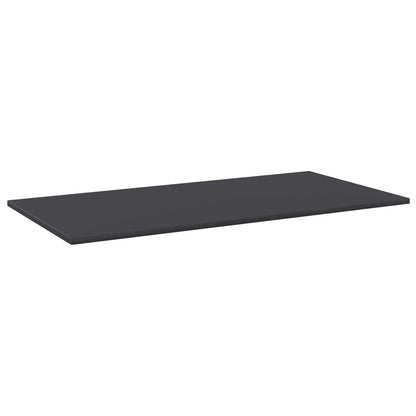 vidaXL Bookshelf Boards 8 pcs Grey 80x20x1.5 cm Engineered Wood
