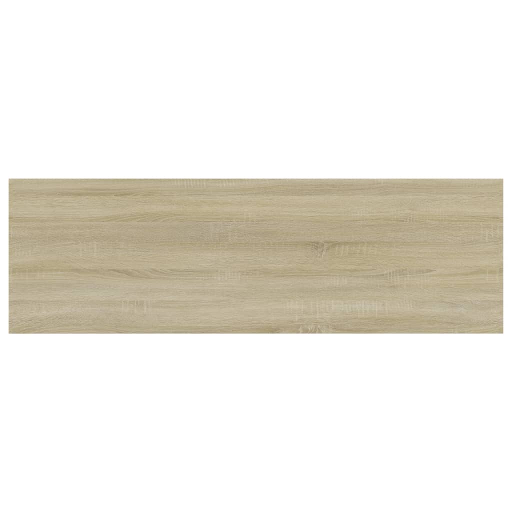 805304 vidaXL Bookshelf Boards 4 pcs Sonoma Oak 80x20x1,5 cm Engineered Wood