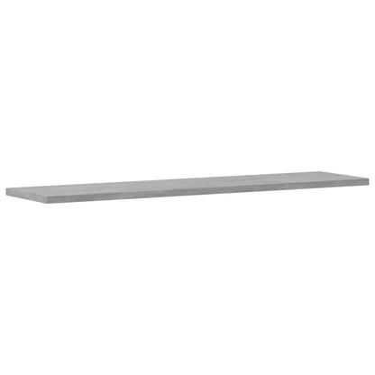 805306 vidaXL Bookshelf Boards 4 pcs Concrete Grey 80x20x1,5 cm Engineered Wood