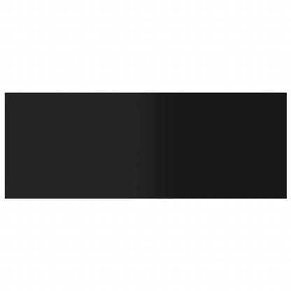 805327 vidaXL Bookshelf Boards 8 pcs High Gloss Black 80x30x1,5 cm Engineered Wood