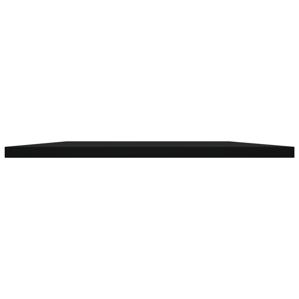805333 vidaXL Bookshelf Boards 8 pcs Black 80x40x1,5 cm Engineered Wood