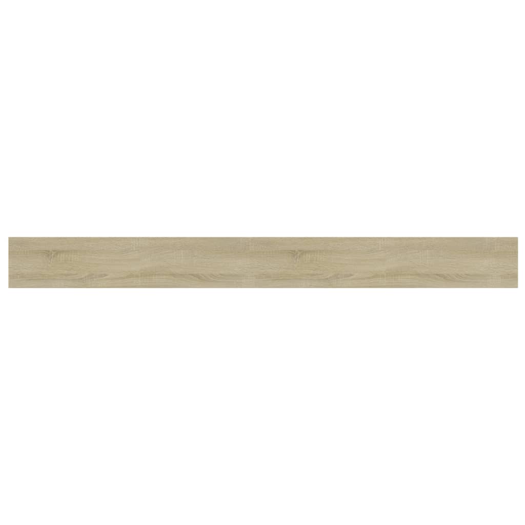 805368 vidaXL Bookshelf Boards 4 pcs Sonoma Oak 100x10x1,5 cm Engineered Wood