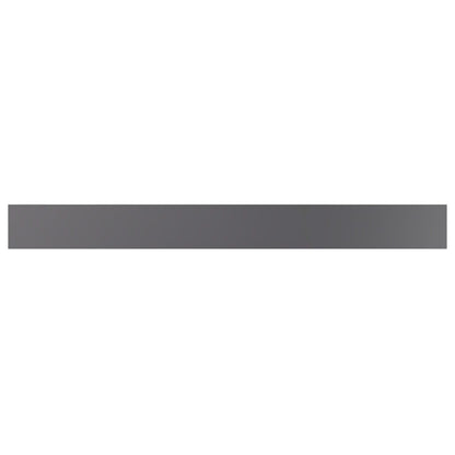 805376 vidaXL Bookshelf Boards 4 pcs High Gloss Grey 100x10x1,5 cm Engineered Wood
