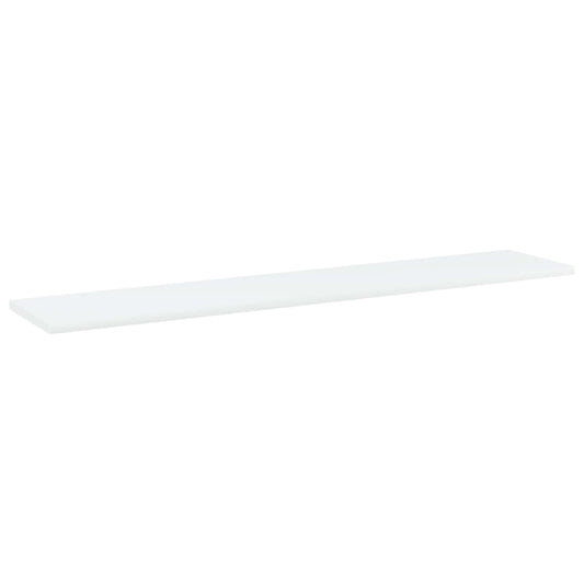 805378 vidaXL Bookshelf Boards 4 pcs White 100x20x1,5 cm Engineered Wood