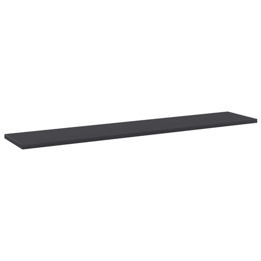 805383 vidaXL Bookshelf Boards 8 pcs Grey 100x20x1,5 cm Engineered Wood