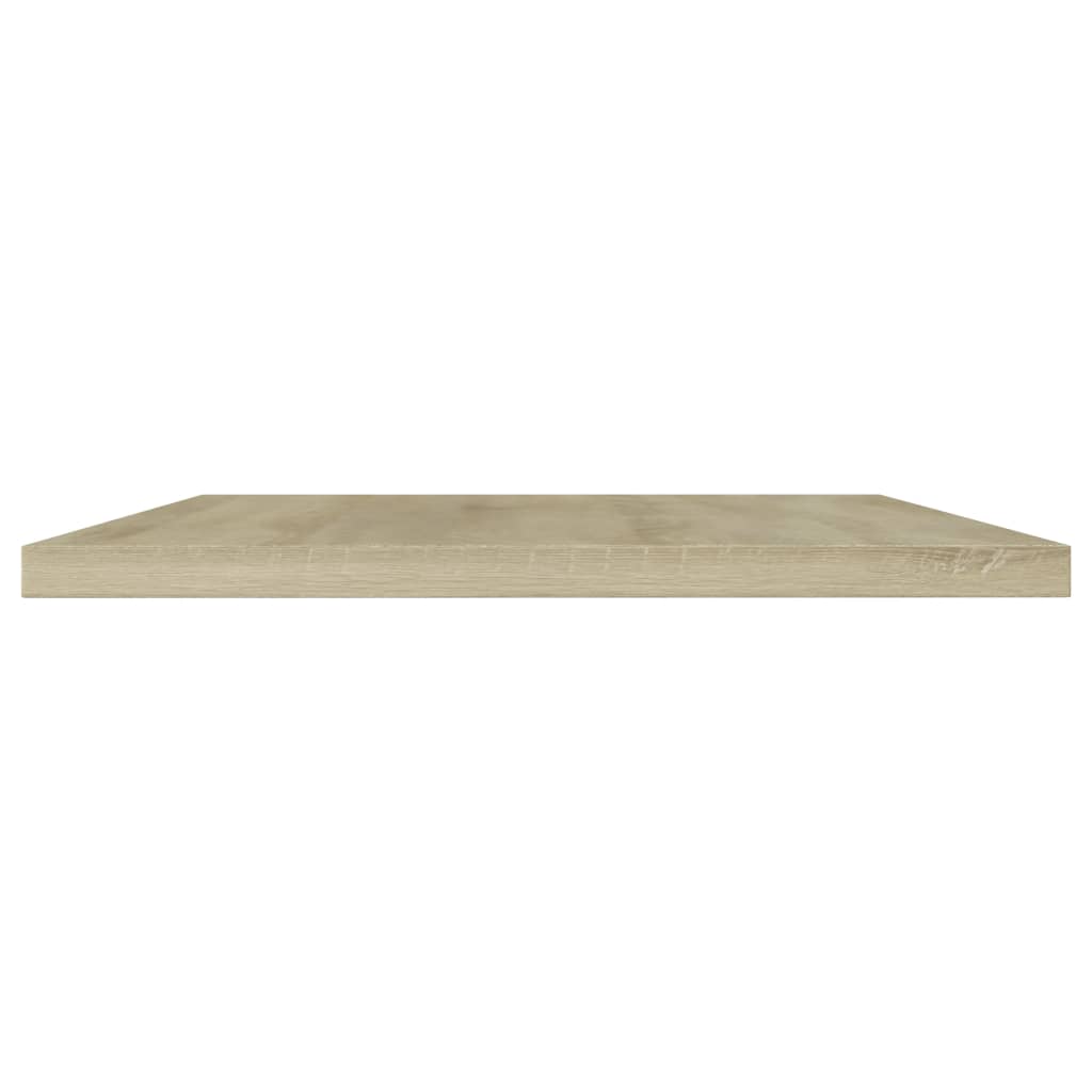 805384 vidaXL Bookshelf Boards 4 pcs Sonoma Oak 100x20x1,5 cm Engineered Wood
