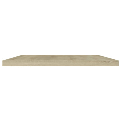 805384 vidaXL Bookshelf Boards 4 pcs Sonoma Oak 100x20x1,5 cm Engineered Wood