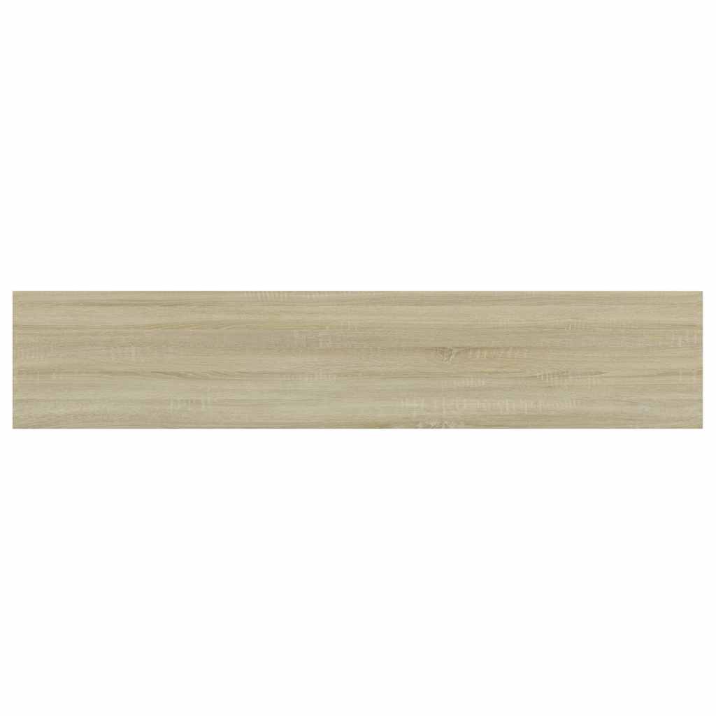 805384 vidaXL Bookshelf Boards 4 pcs Sonoma Oak 100x20x1,5 cm Engineered Wood