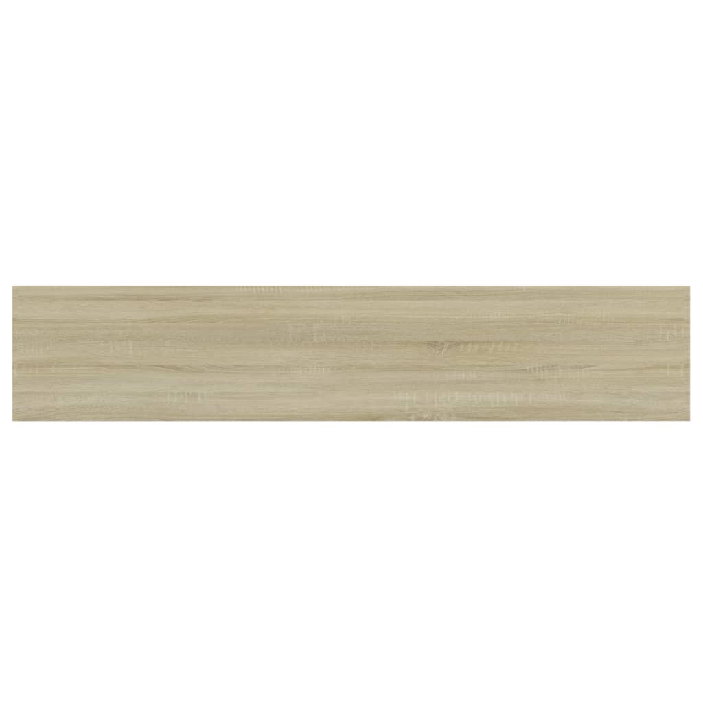 805384 vidaXL Bookshelf Boards 4 pcs Sonoma Oak 100x20x1,5 cm Engineered Wood
