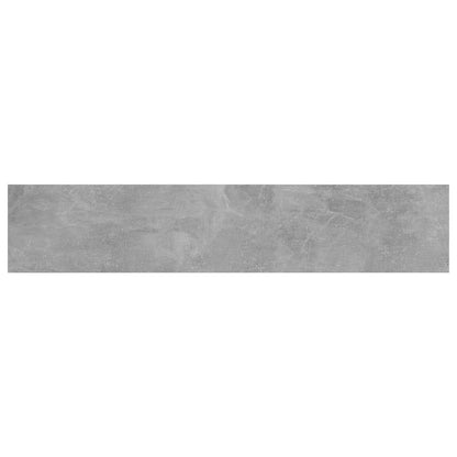 805386 vidaXL Bookshelf Boards 4 pcs Concrete Grey 100x20x1,5 cm Engineered Wood