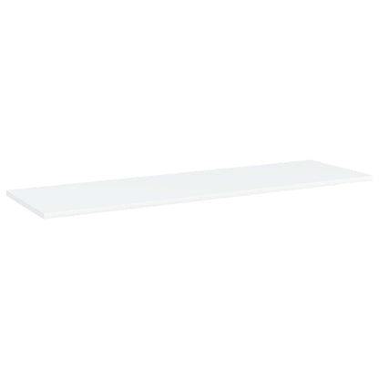 vidaXL Bookshelf Boards 8 pcs White 100x30x1.5 cm Engineered Wood