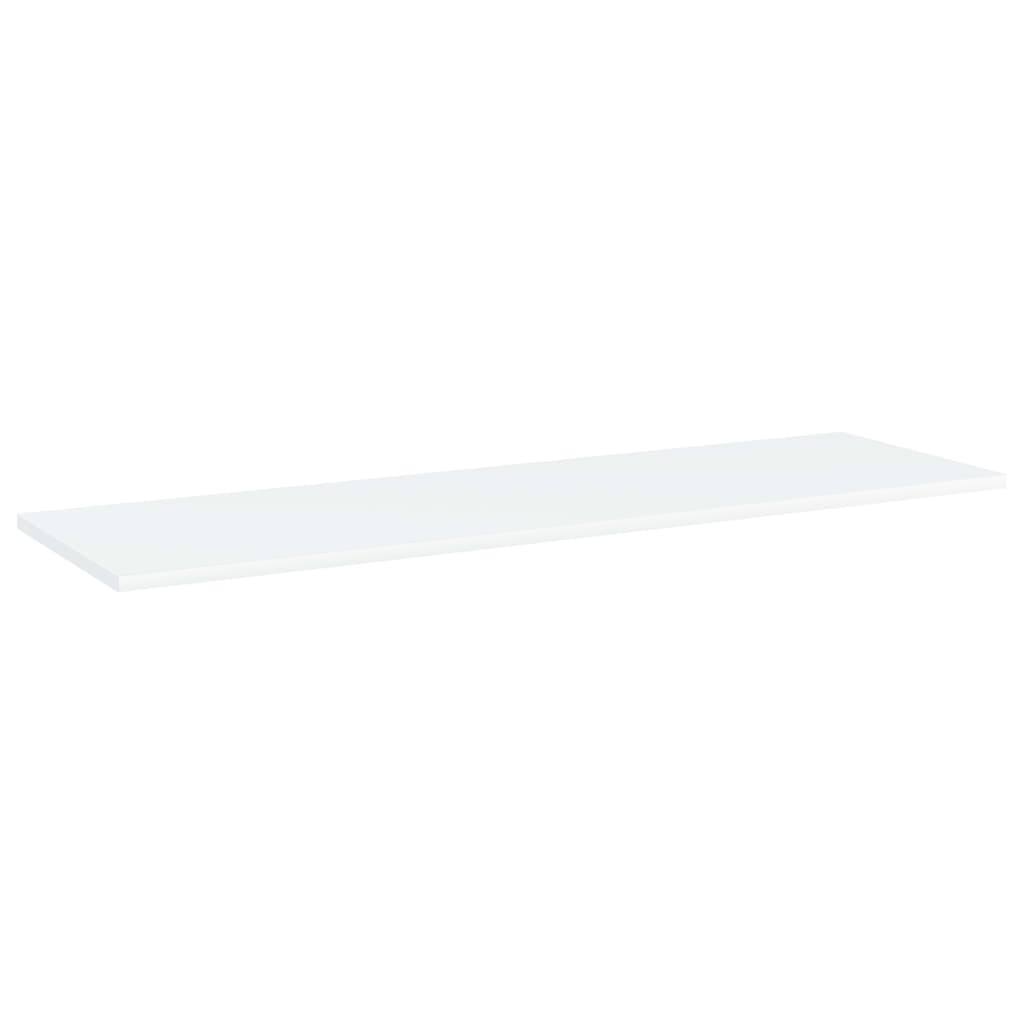 805395 vidaXL Bookshelf Boards 8 pcs White 100x30x1,5 cm Engineered Wood